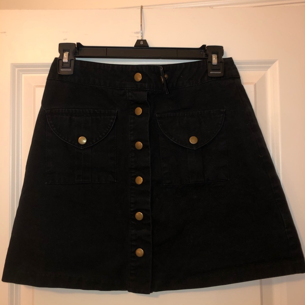 Gianni Bini Button Skirt